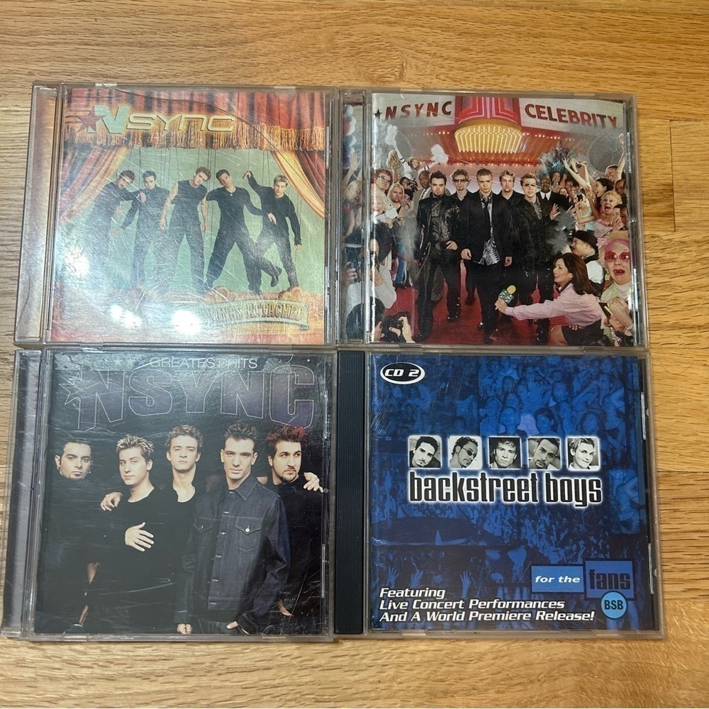 Vintage 90s 2000s CD Bundle Lot N’SYNC Backstreet Boys Boy Band Music